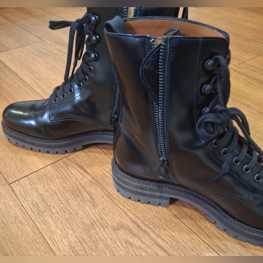 Common Projects Glossy Black Men's Boots